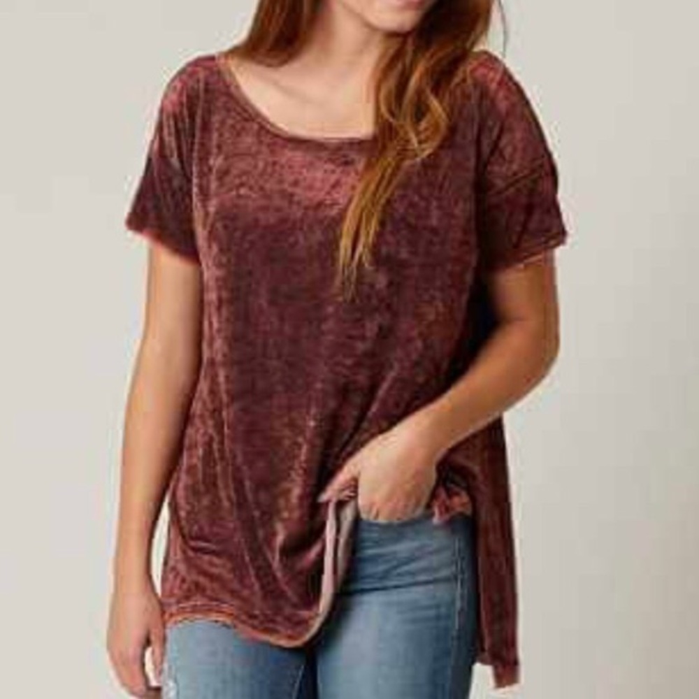NWT Free People Velour Top Size XS